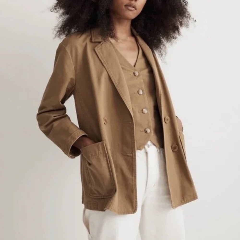 Madewell Crossover Chino Blazer, Size XS